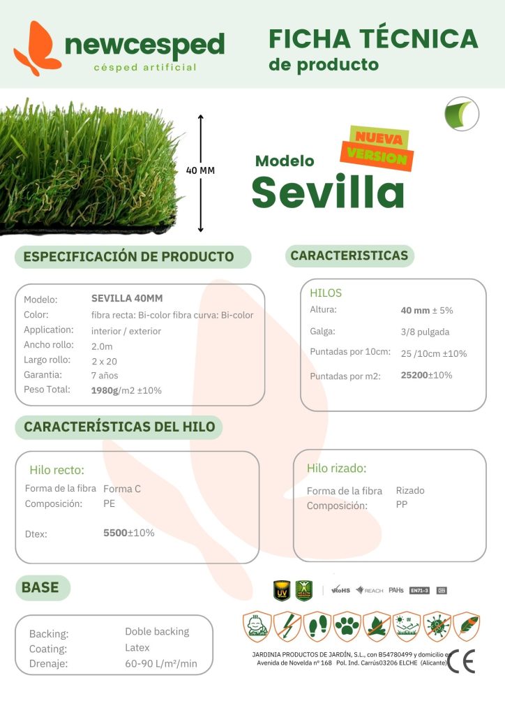 Ficha Técnica Sevilla 40