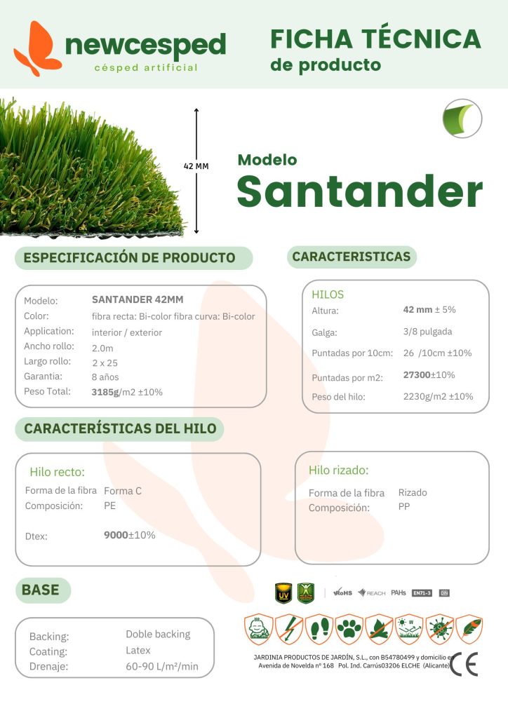 Ficha Técnica Santander 42