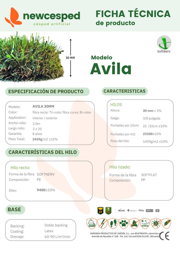Ficha Técnica Ávila 30