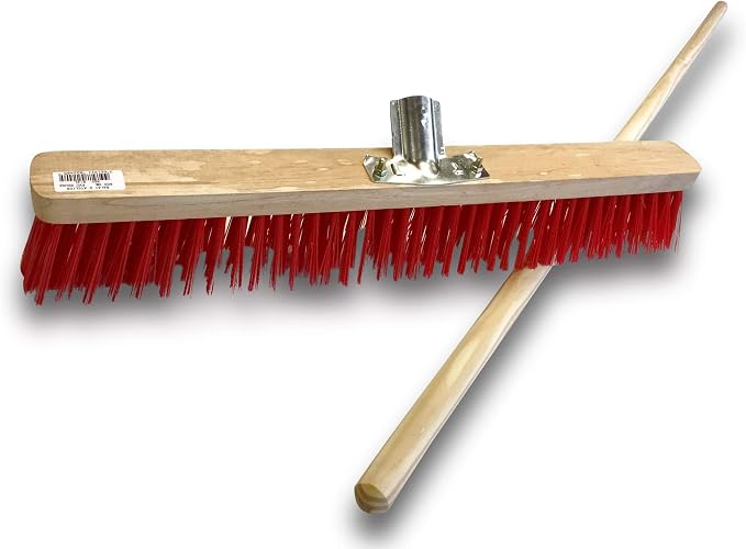 Kibros 2360BMb cepillo barrendero de 60 cm con cerdas duras y mango de madera